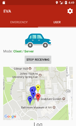 Civilian Vehicle App Screenshot